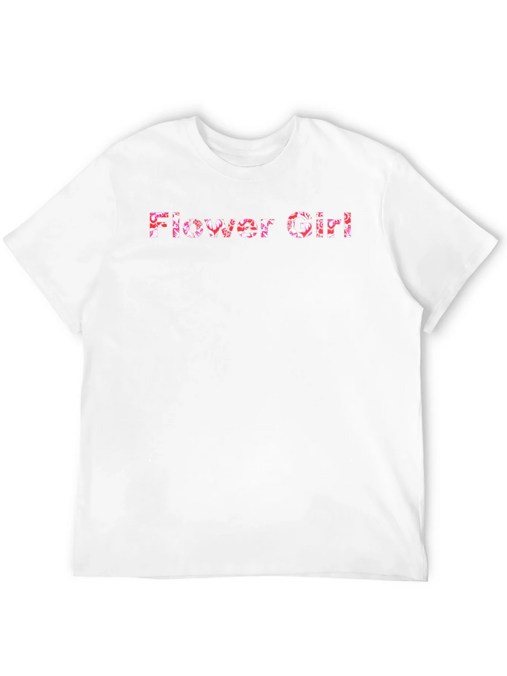 Flower Girl Floral Graphic Black T-Shirt product image 11