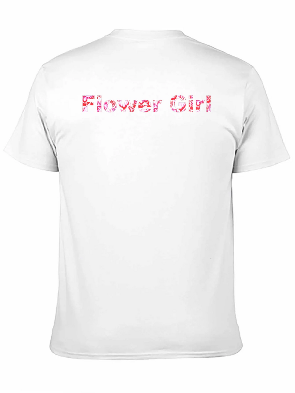 Flower Girl Floral Graphic Black T-Shirt product image 10