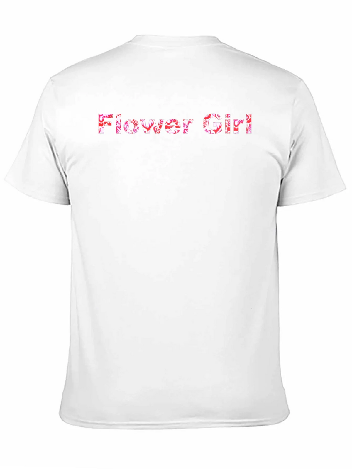 Flower Girl Floral Graphic Black T-Shirt product image 10