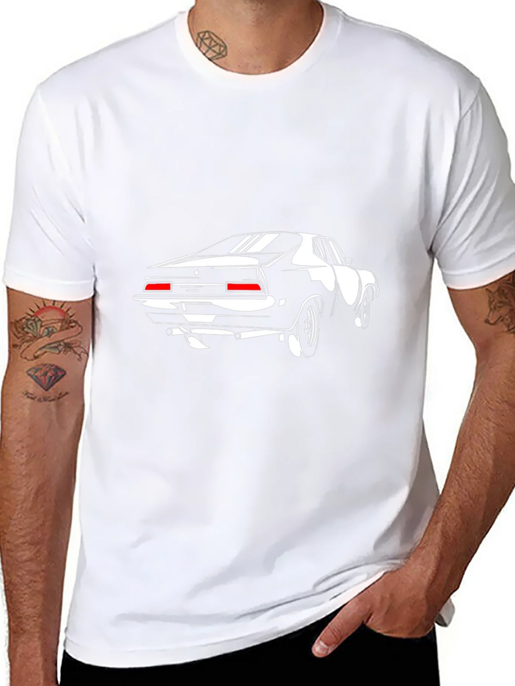 Classic Car Graphic Tee - Black product image 7