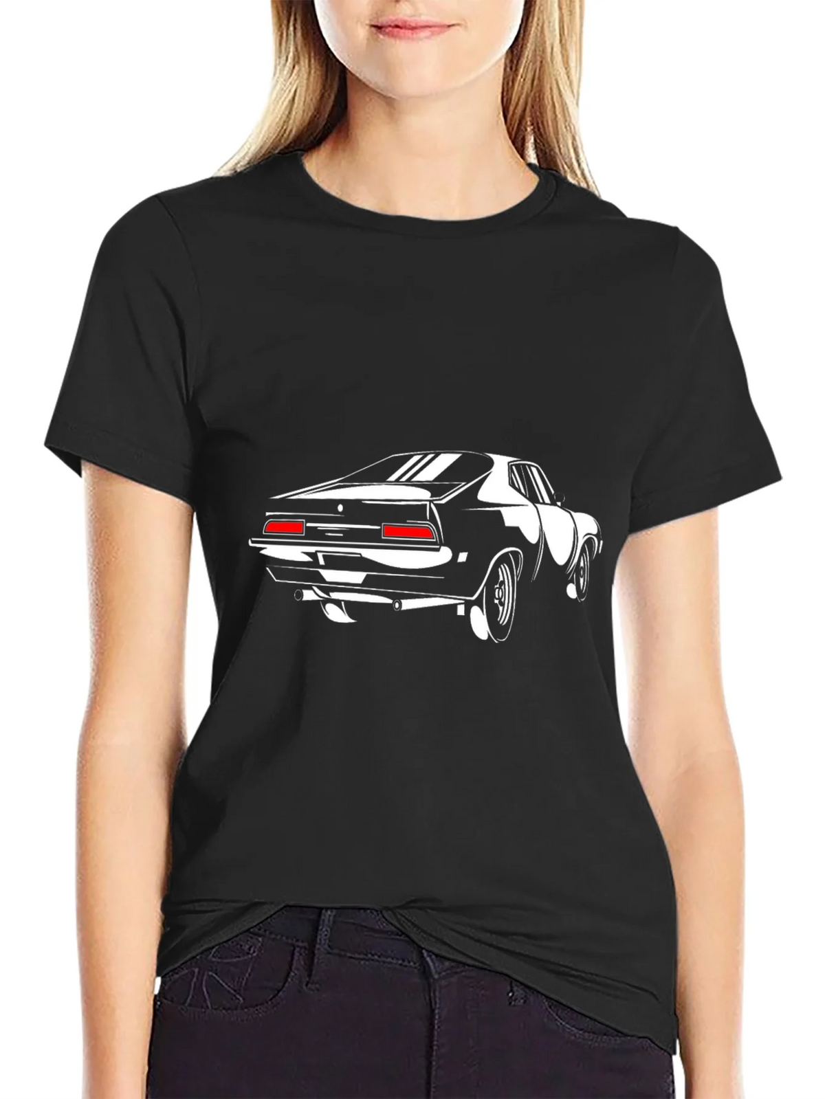 Classic Car Graphic Tee - Black product image 2
