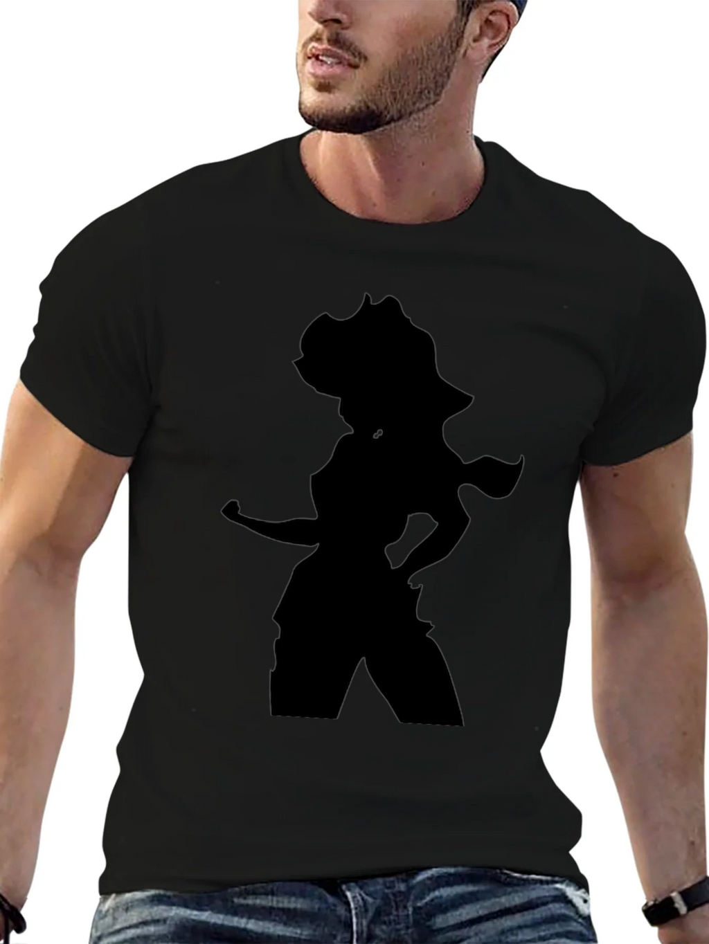 Silhouette Graphic T-Shirt - Black product image 6
