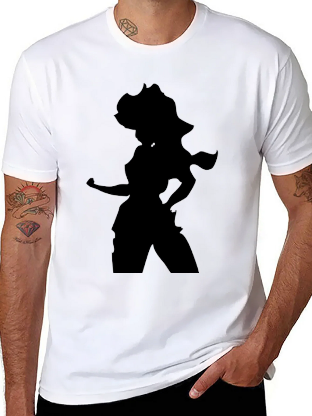 Silhouette Graphic T-Shirt - Black product image 7