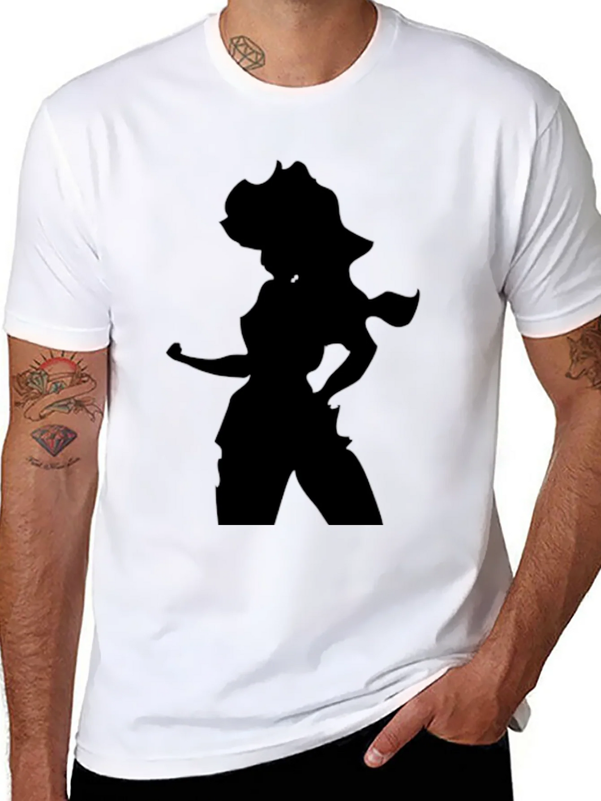 Silhouette Graphic T-Shirt - Black product image 7