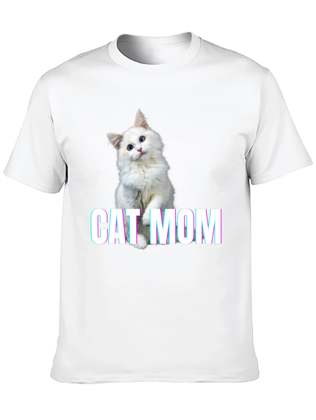 Cat Mom Graphic Tee - Soft Cotton Blend product image 9