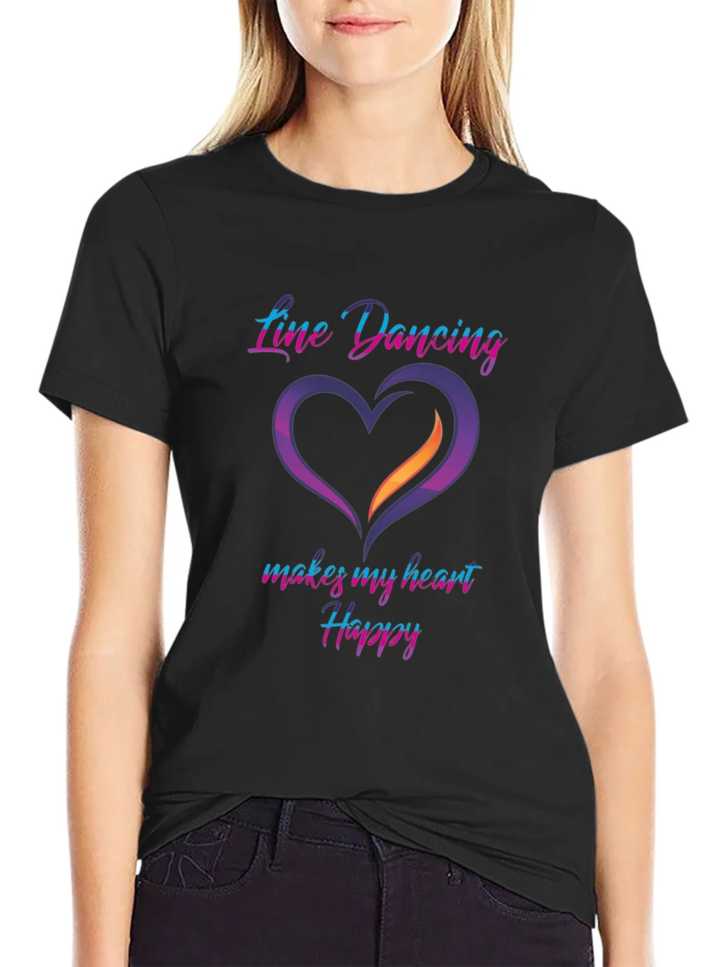 Line Dancing Heart T-Shirt product image 2
