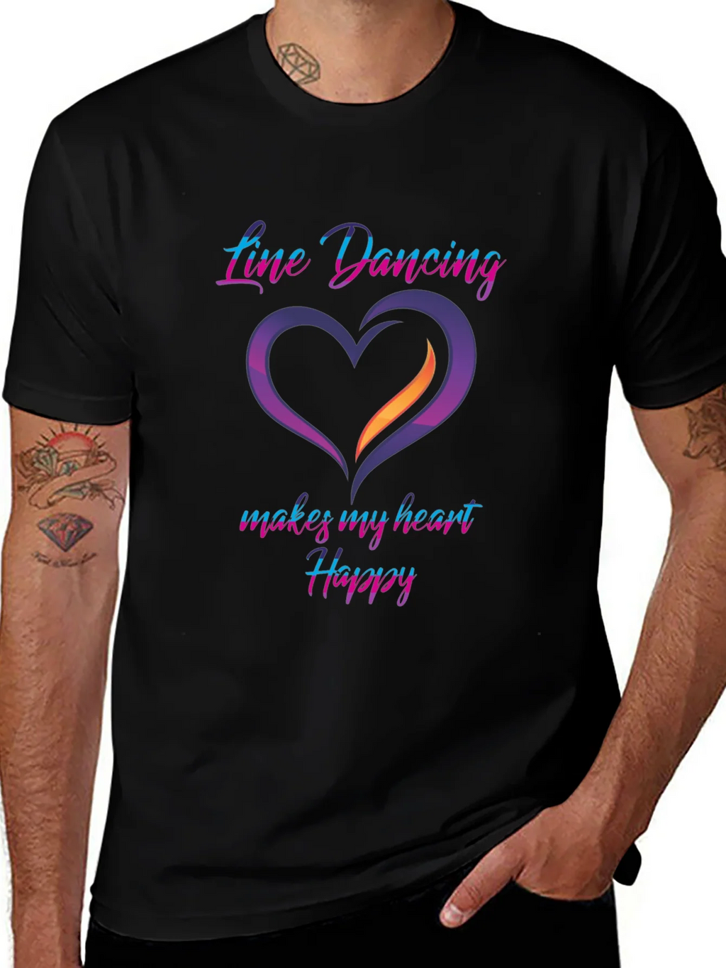 Line Dancing Heart T-Shirt product image 1