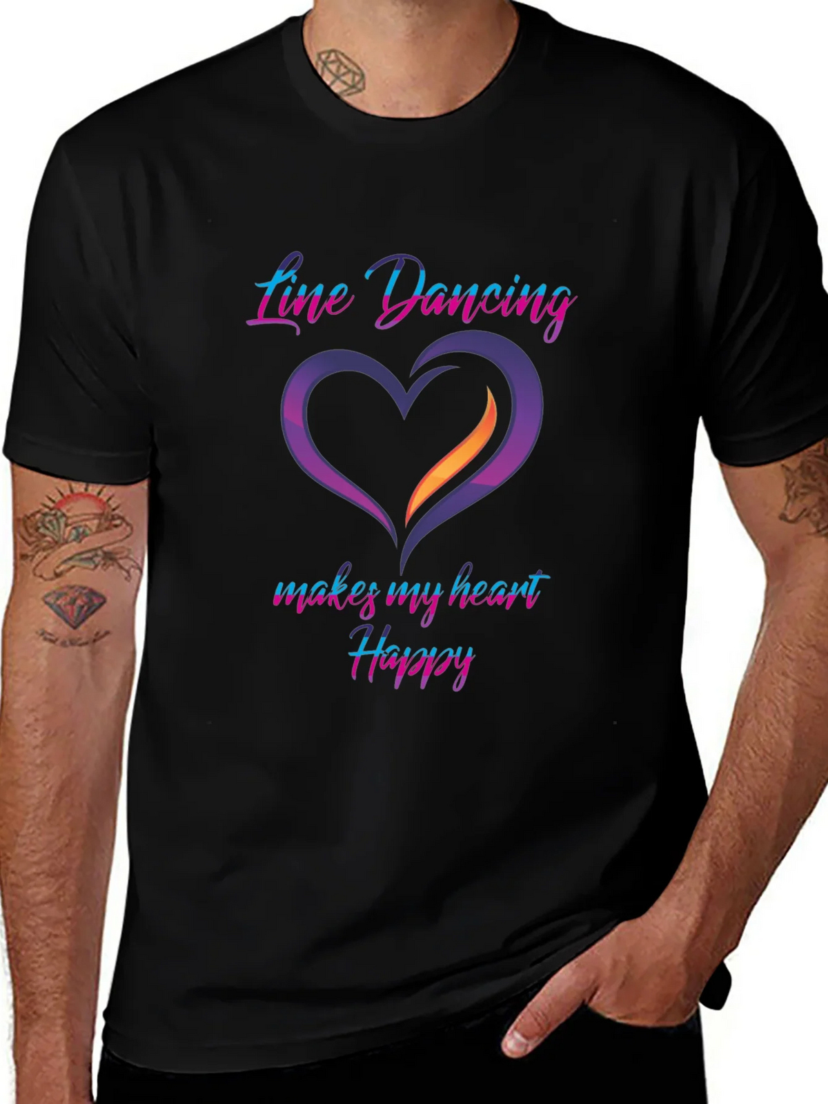 Line Dancing Heart T-Shirt product image 1