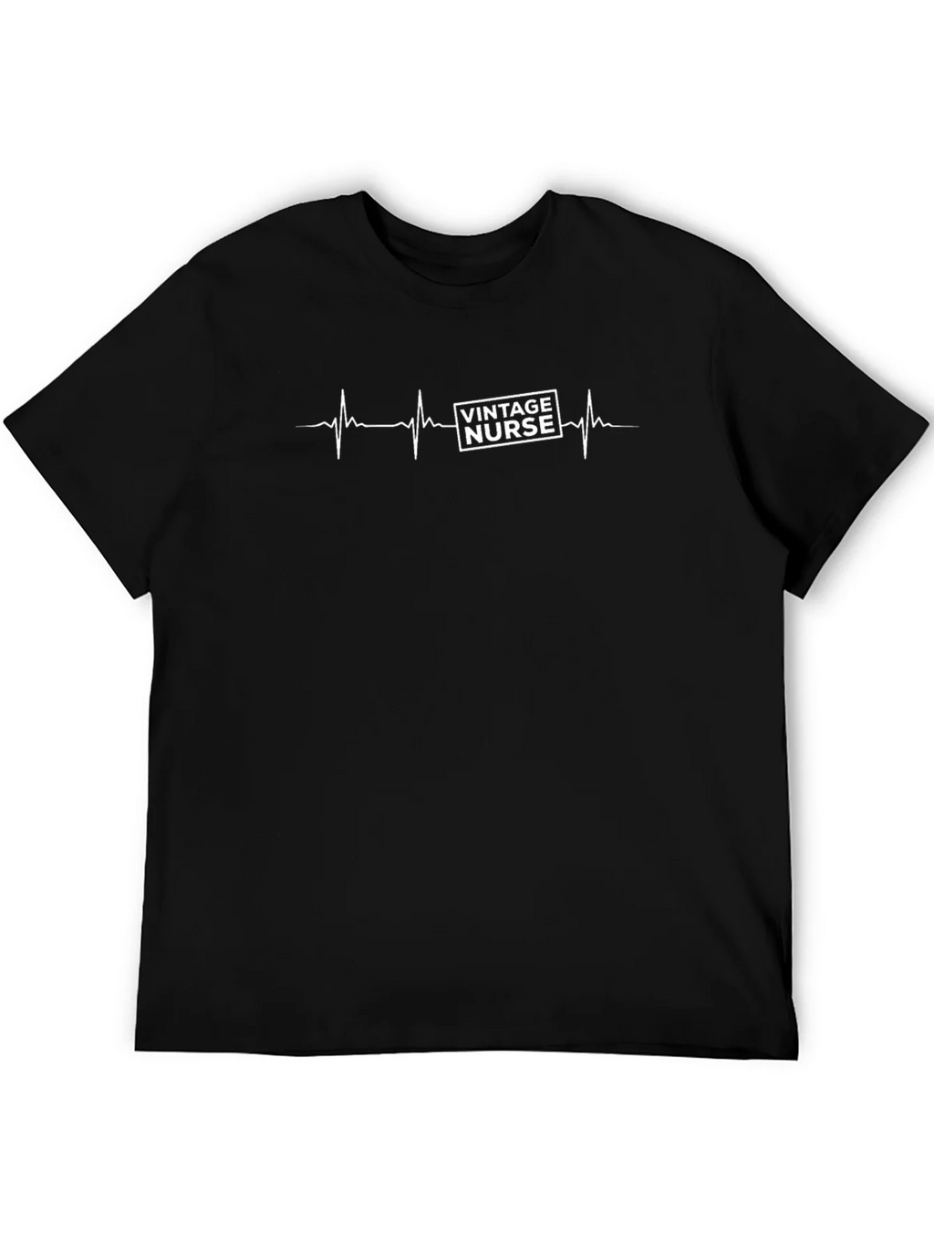 Vintage Nurse Heartbeat Graphic Tee product image 5
