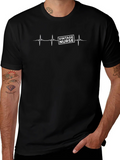 Vintage Nurse Heartbeat Graphic Tee product image 1