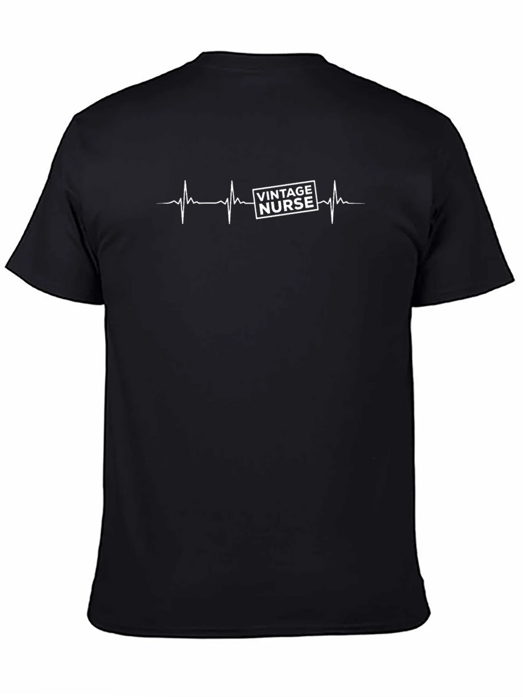 Vintage Nurse Heartbeat Graphic Tee product image 4