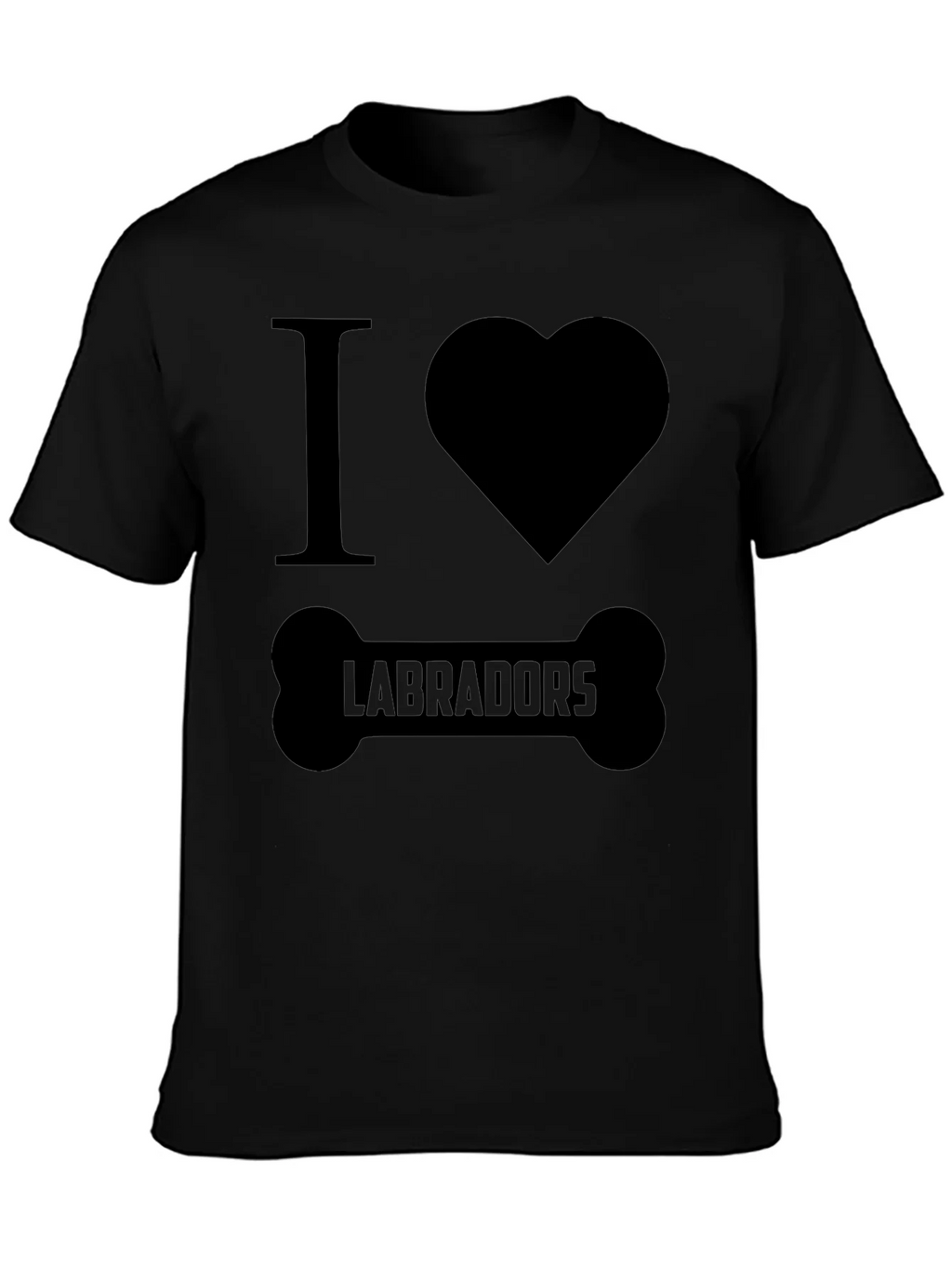 I Love Labradors Dog Bone T-Shirt product image 2