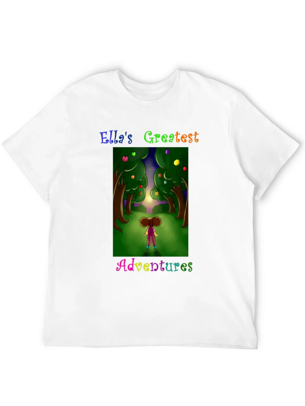 Ellas Adventures Graphic Tee - Black Cotton T-Shirt product image 11