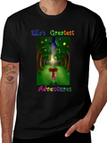 Ellas Adventures Graphic Tee - Black Cotton T-Shirt product image 1
