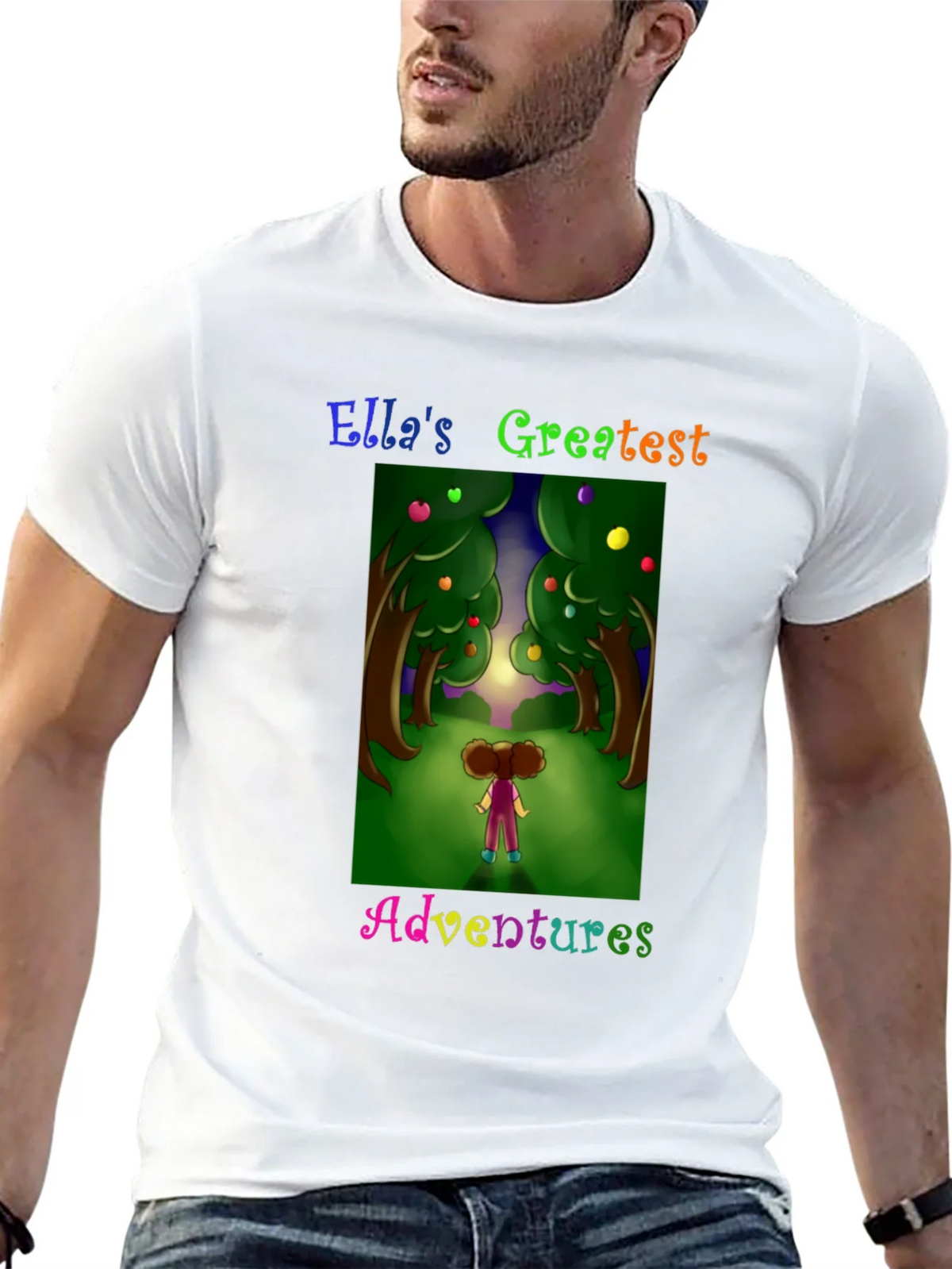 Ellas Adventures Graphic Tee - Black Cotton T-Shirt product image 12