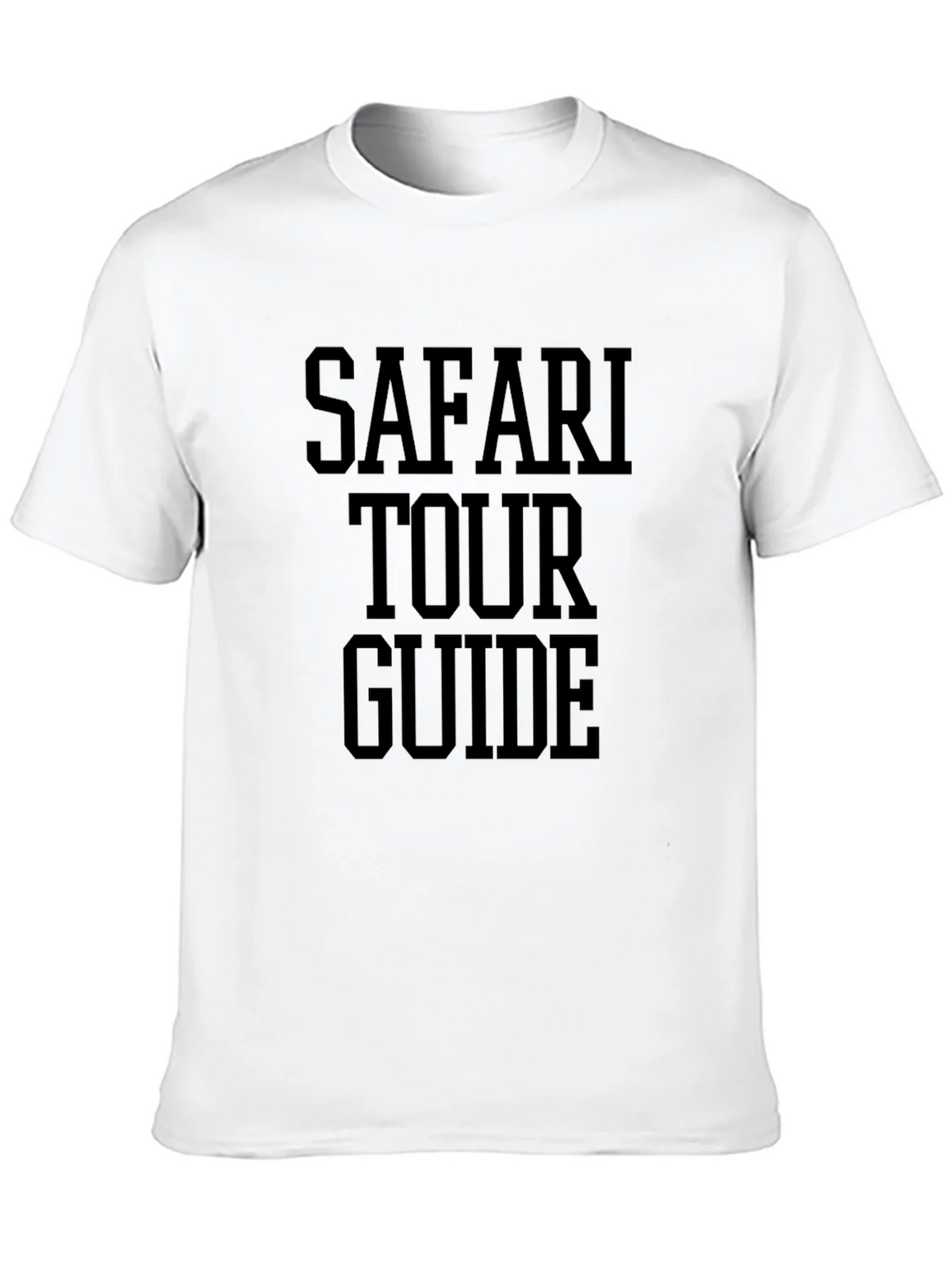 Safari Tour Guide T-Shirt - Black Graphic Tee product image 9