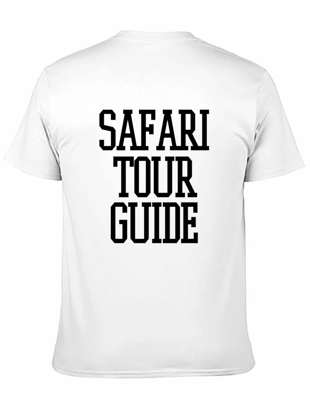 Safari Tour Guide T-Shirt - Black Graphic Tee product image 10