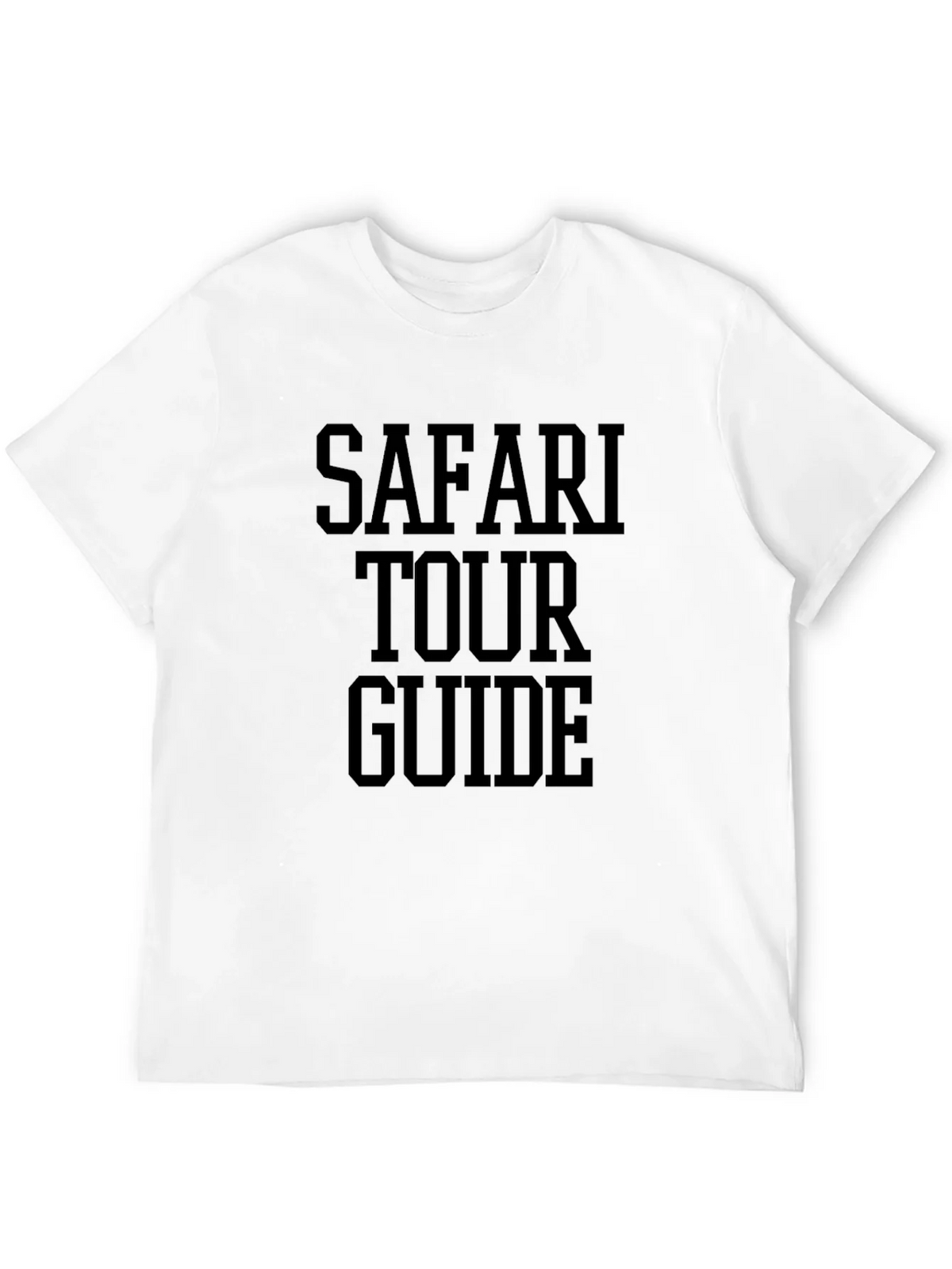 Safari Tour Guide T-Shirt - Black Graphic Tee product image 11