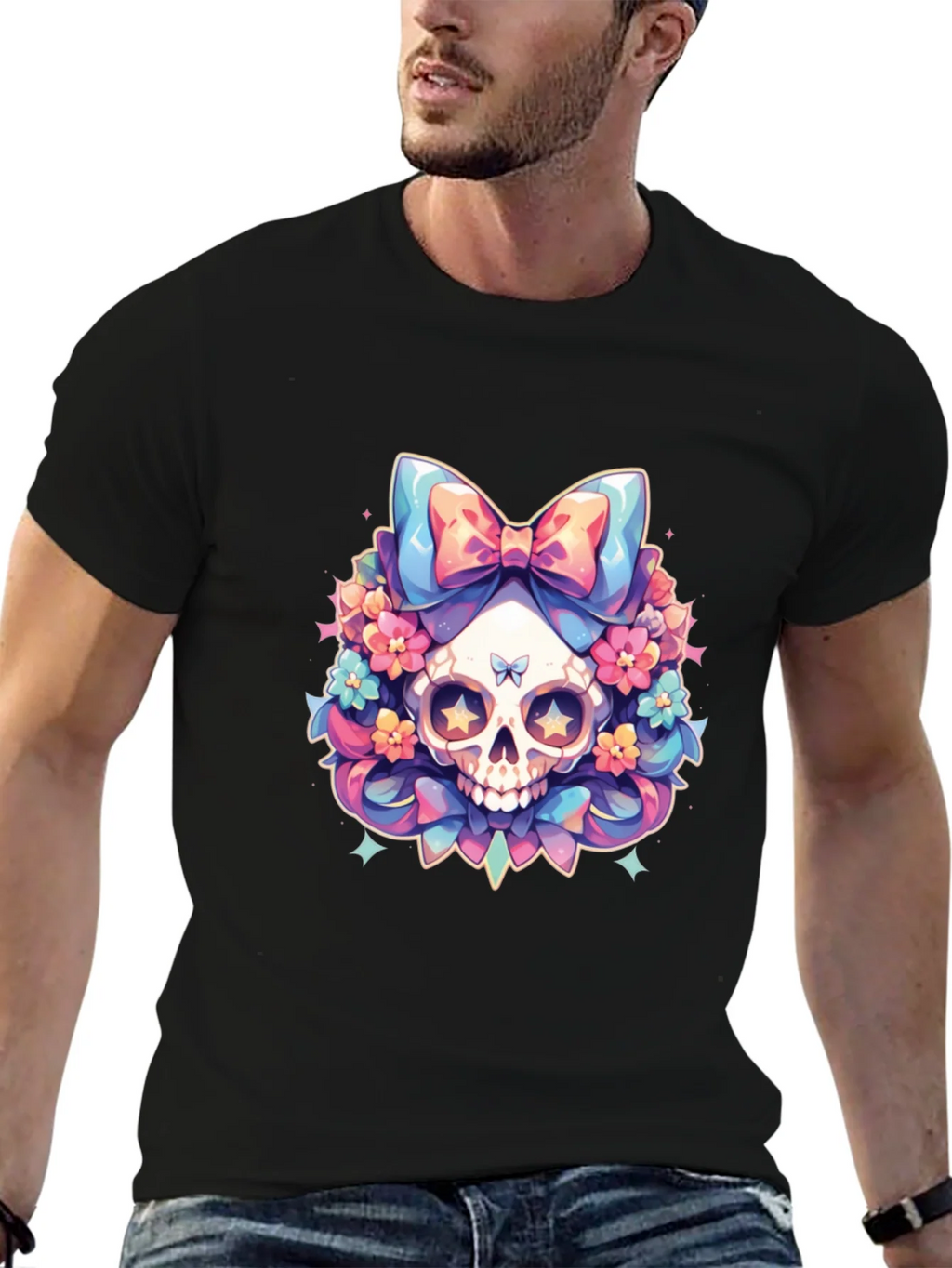 Skull & Flowers Graphic Tee product image 6