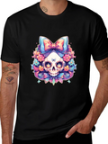 Skull & Flowers Graphic Tee product image 1