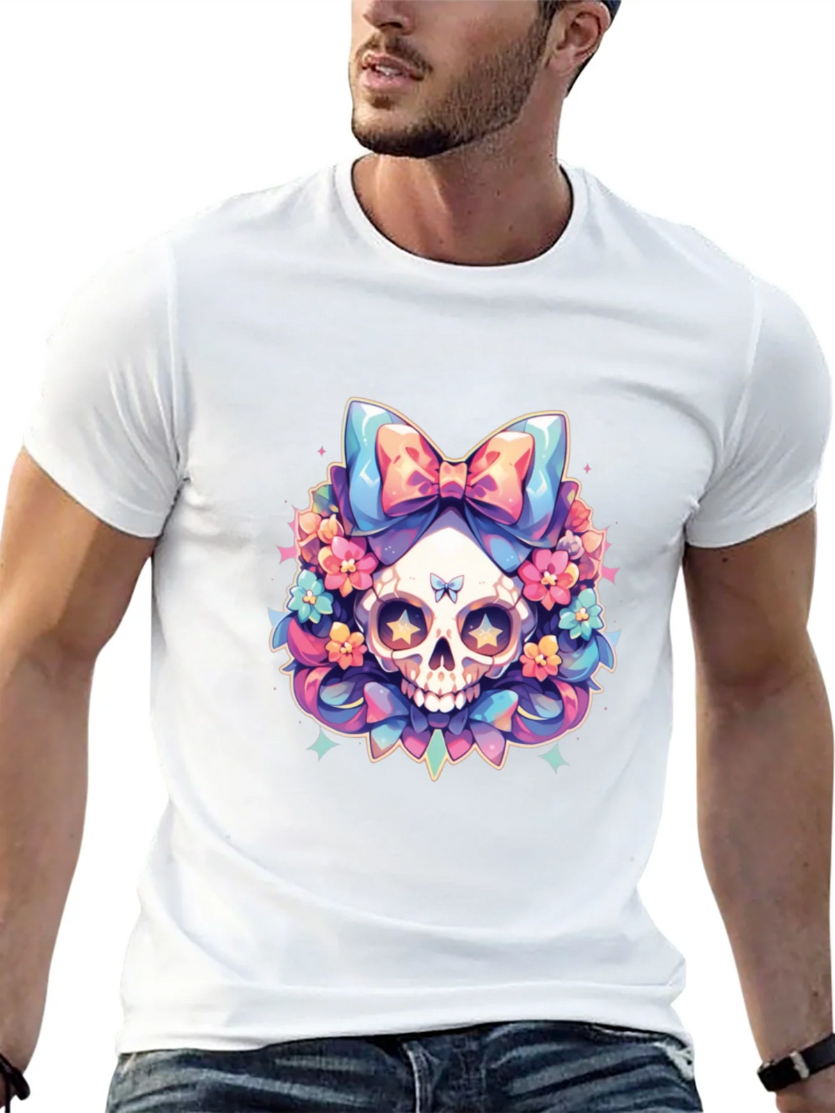 Skull & Flowers Graphic Tee product image 12