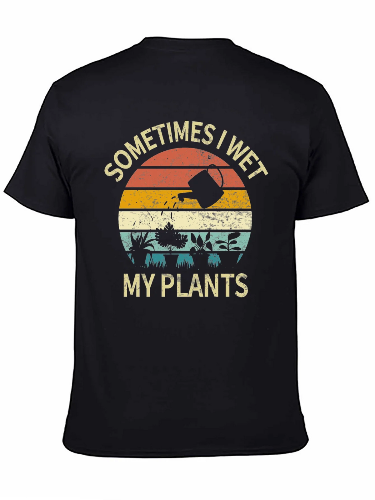 Funny Sometimes I Wet My Plants Graphic T-Shirt product image 3