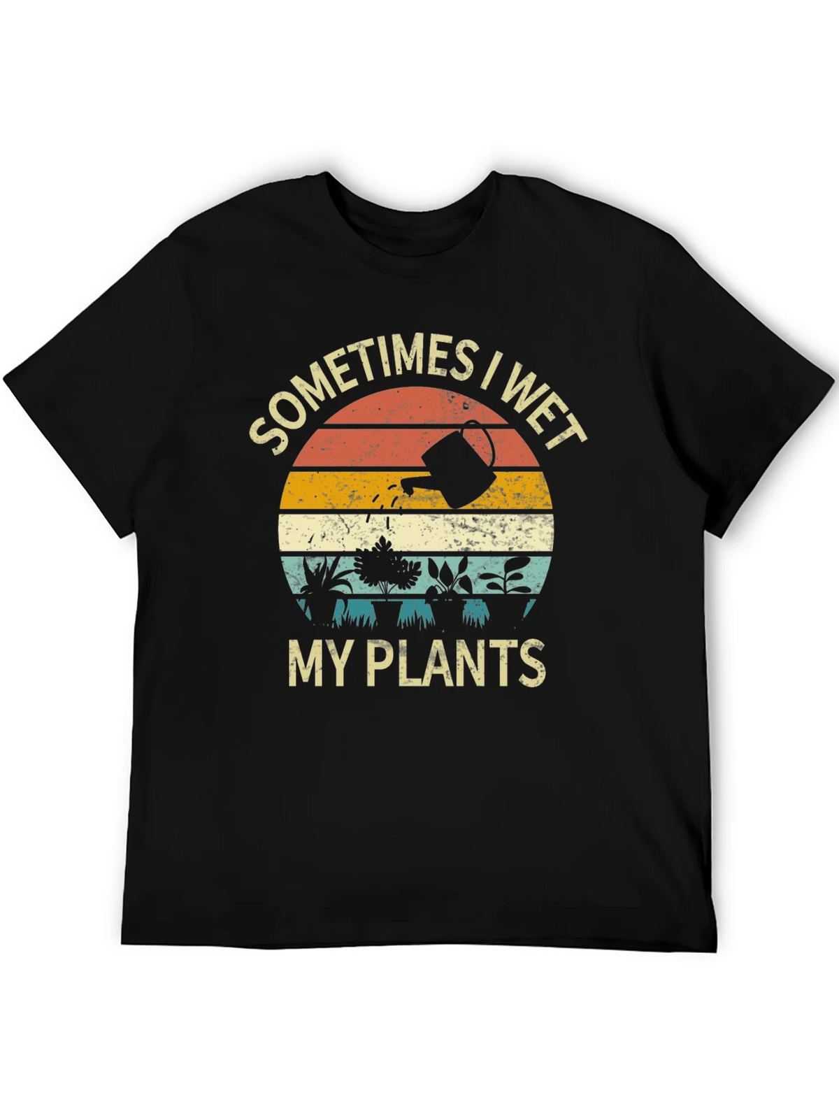 Funny Sometimes I Wet My Plants Graphic T-Shirt product image 4