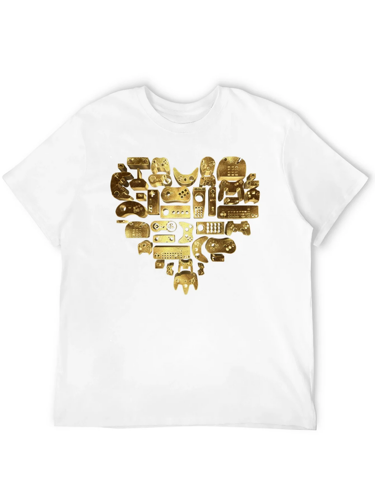 Gamer Heart T-Shirt - Golden Console Love Tee product image 11
