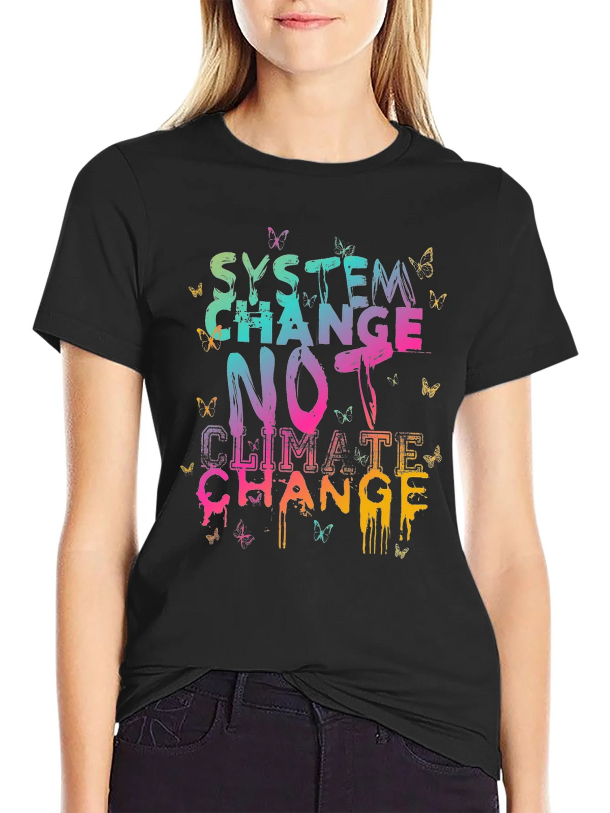 System Change Not Climate T-Shirt product image 2