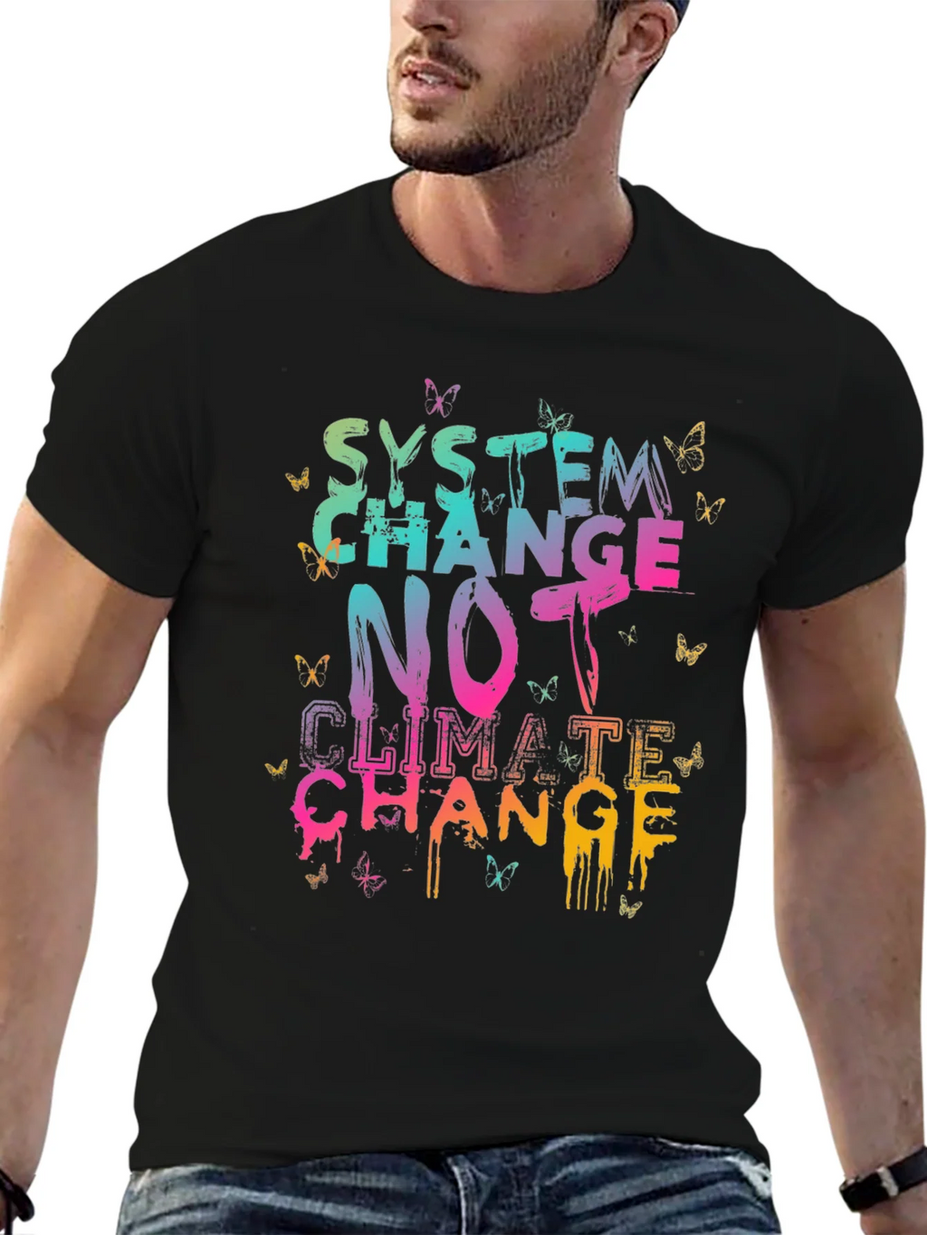 System Change Not Climate T-Shirt product image 6