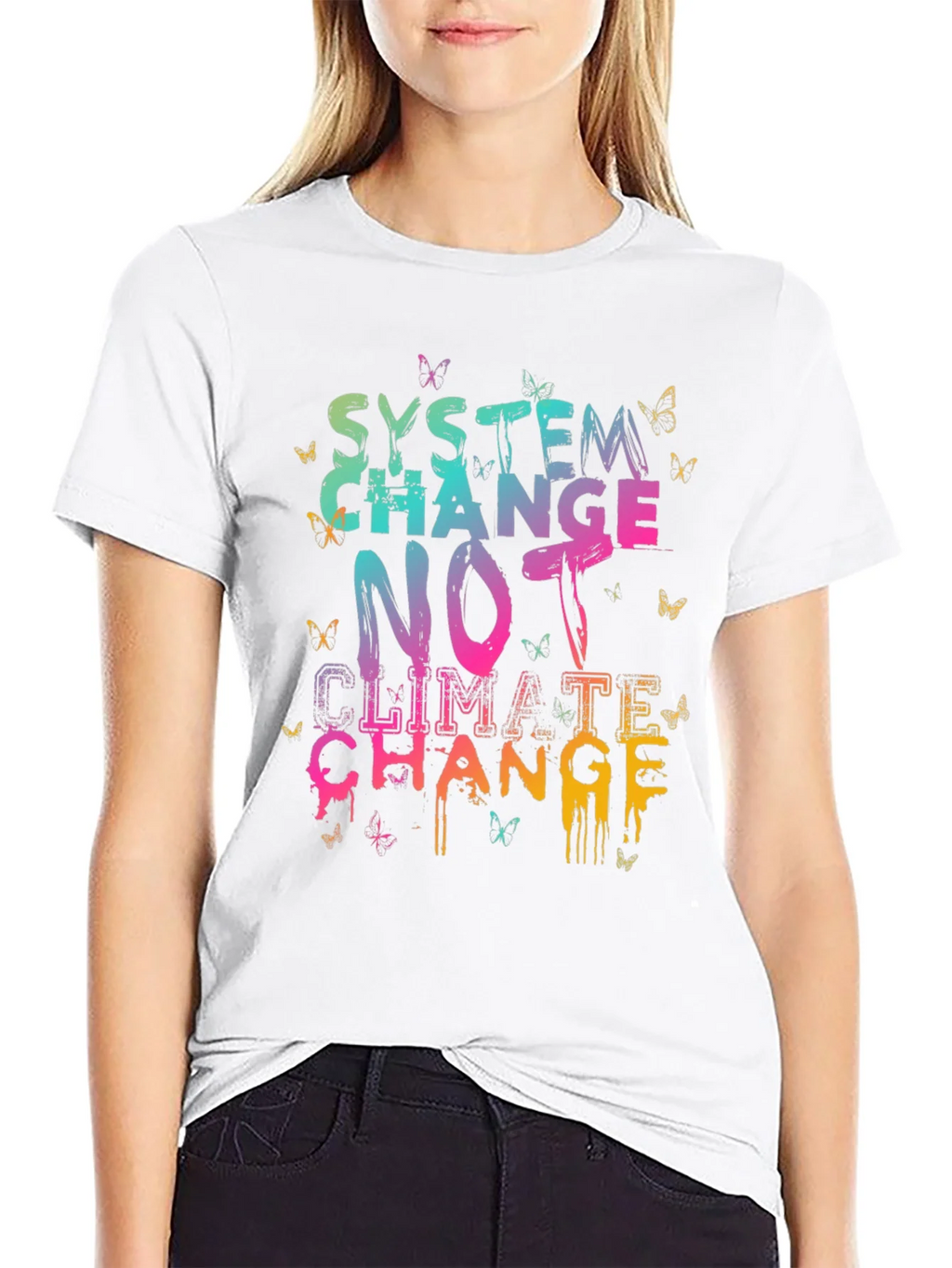System Change Not Climate T-Shirt product image 8
