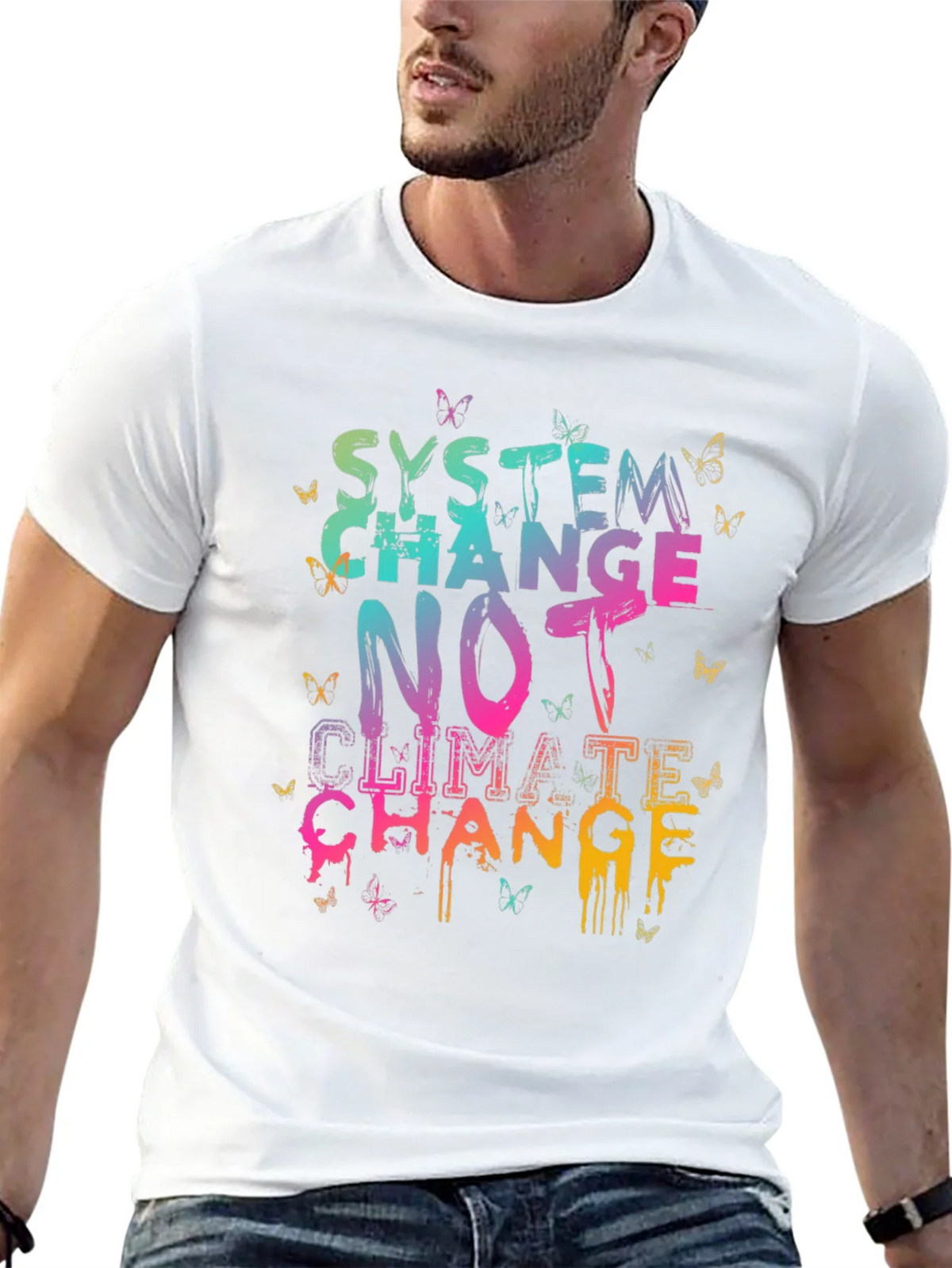 System Change Not Climate T-Shirt product image 12