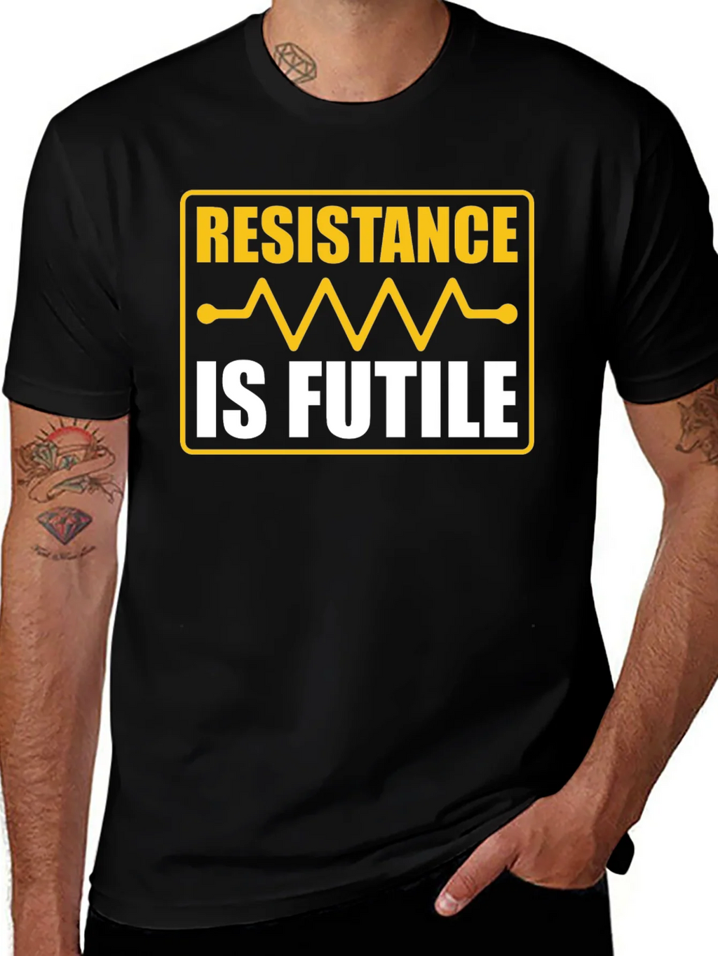 Resistance is Futile Graphic T-Shirt product image 1