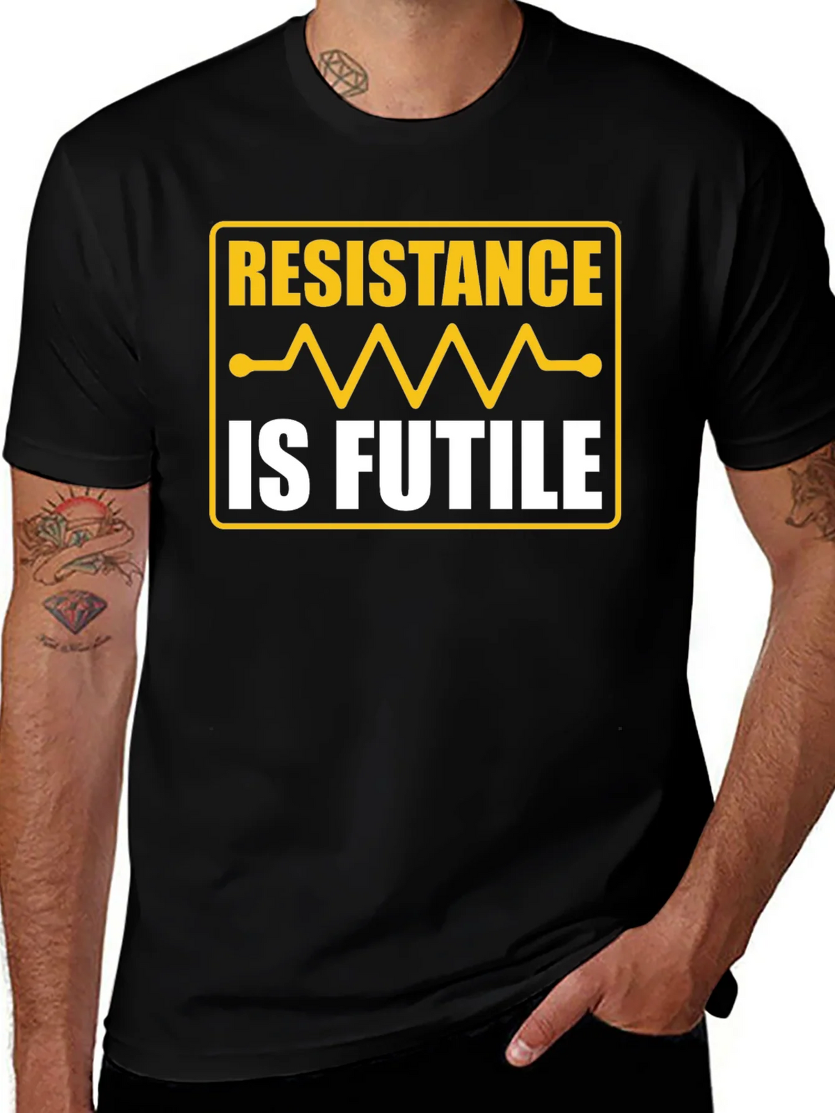 Resistance is Futile Graphic T-Shirt product image 1