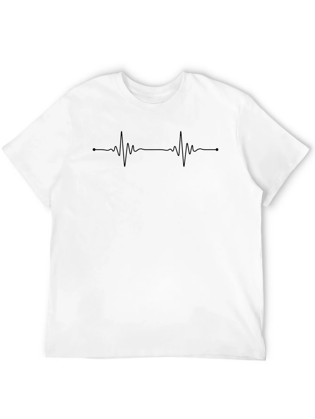Heartbeat Graphic Tee - Classic Black Crew Neck product image 10