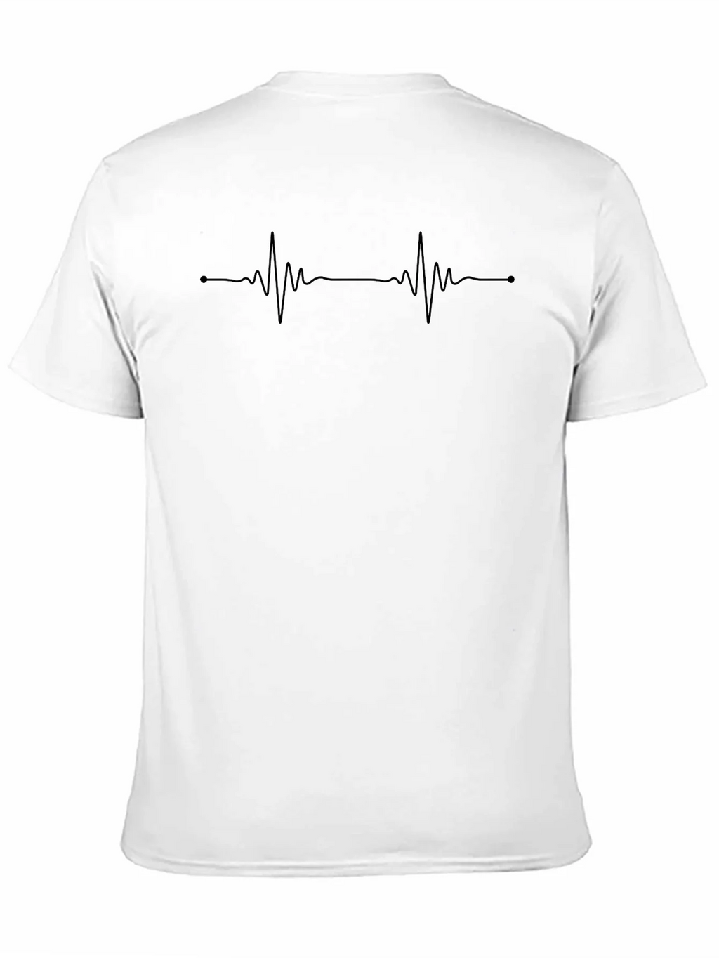 Heartbeat Graphic Tee - Classic Black Crew Neck product image 9