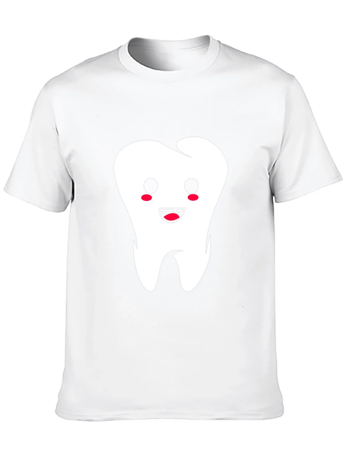 Cute Tooth Graphic Black T-Shirt product image 6