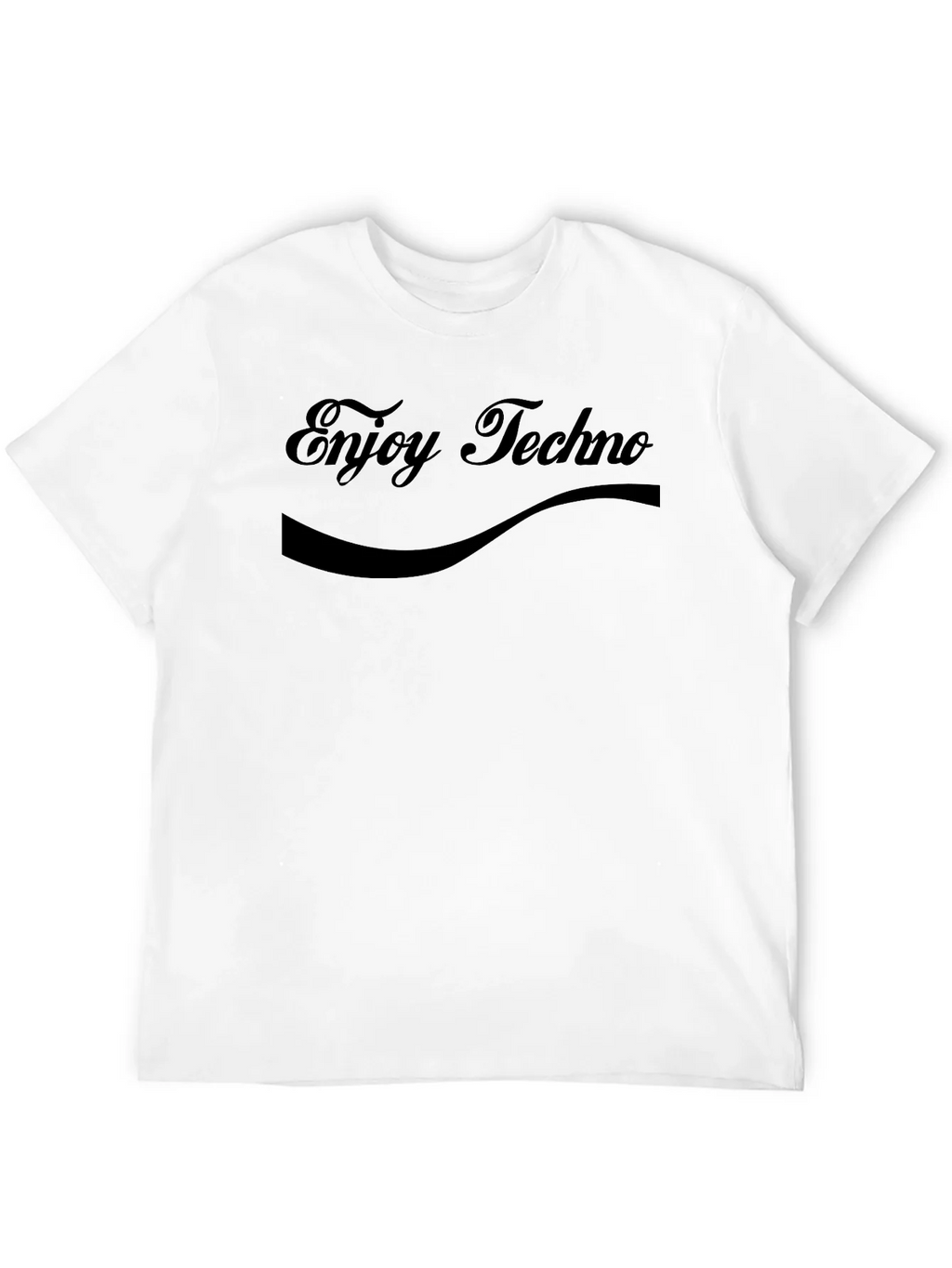 Enjoy Techno Black T-Shirt - Music Lover Tee product image 10