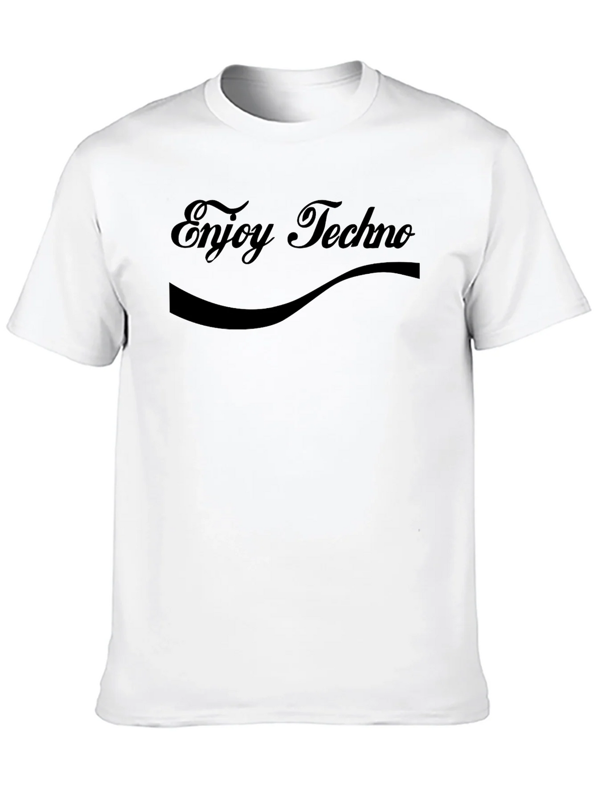 Enjoy Techno Black T-Shirt - Music Lover Tee product image 8