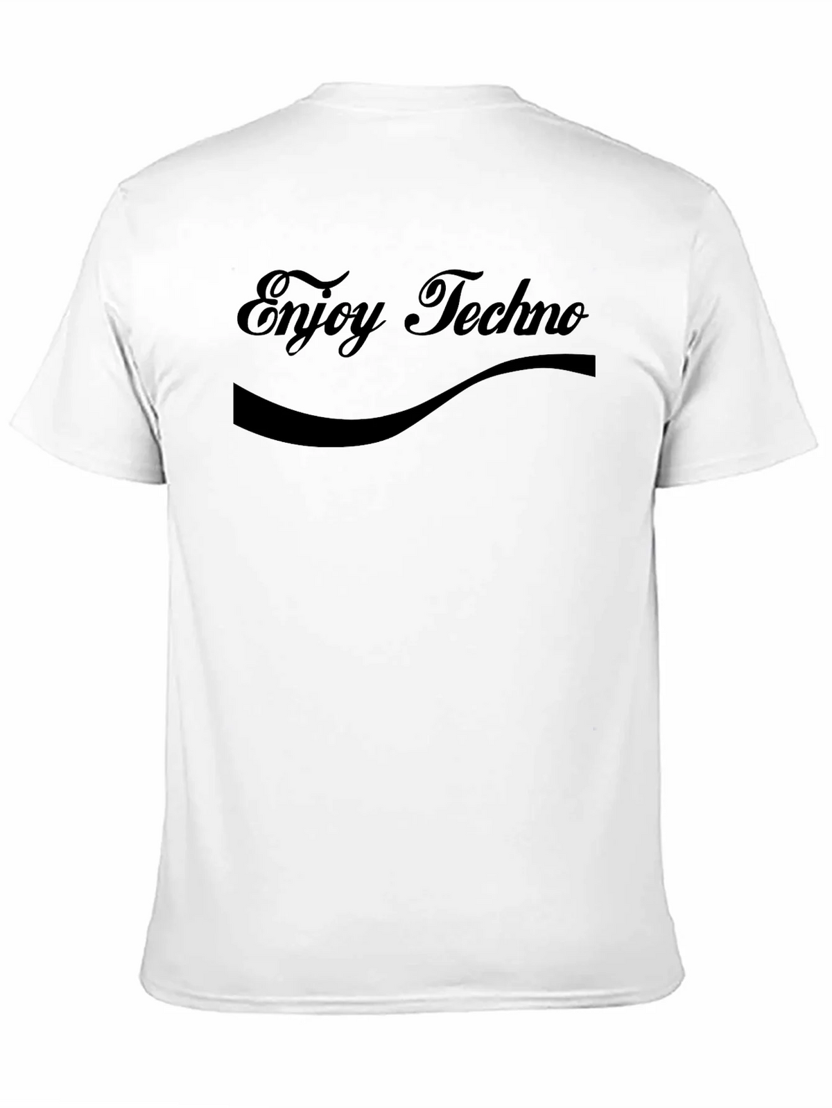 Enjoy Techno Black T-Shirt - Music Lover Tee product image 9