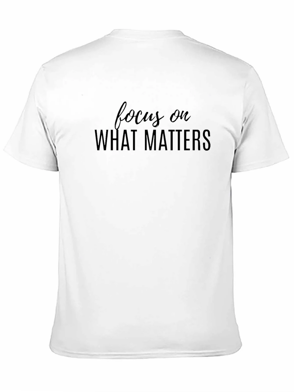 Focus on What Matters - Black T-Shirt product image 10