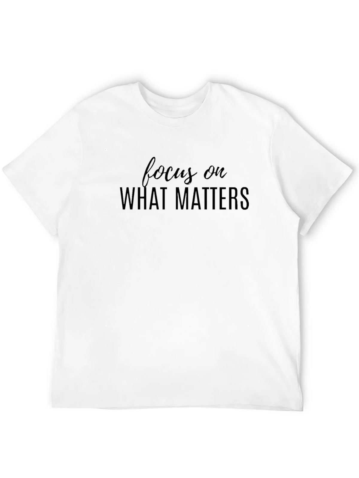Focus on What Matters - Black T-Shirt product image 11