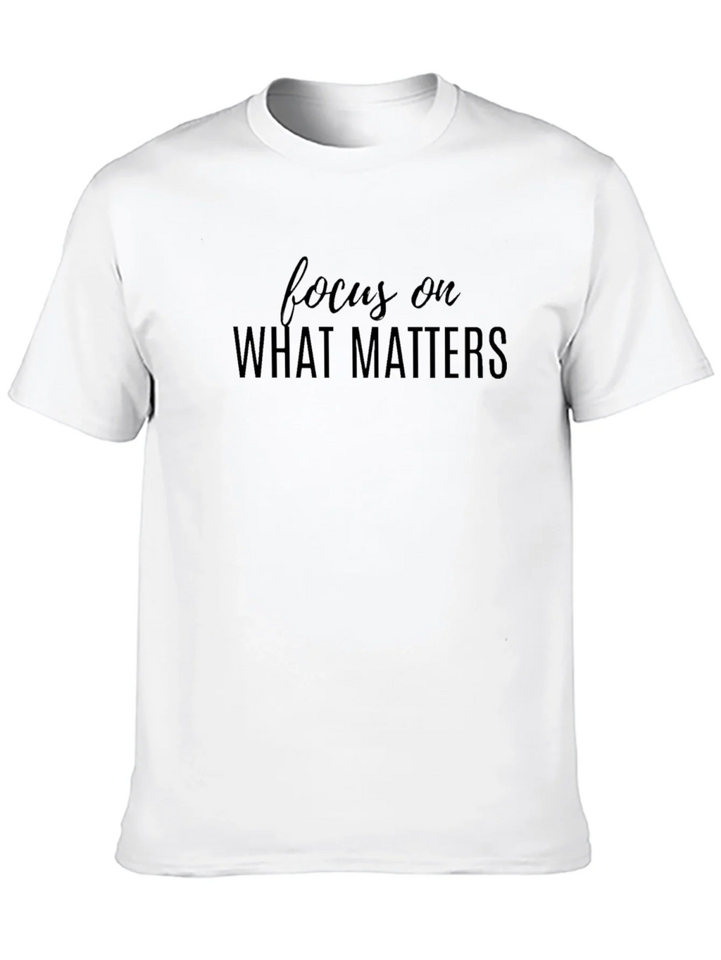 Focus on What Matters - Black T-Shirt product image 9