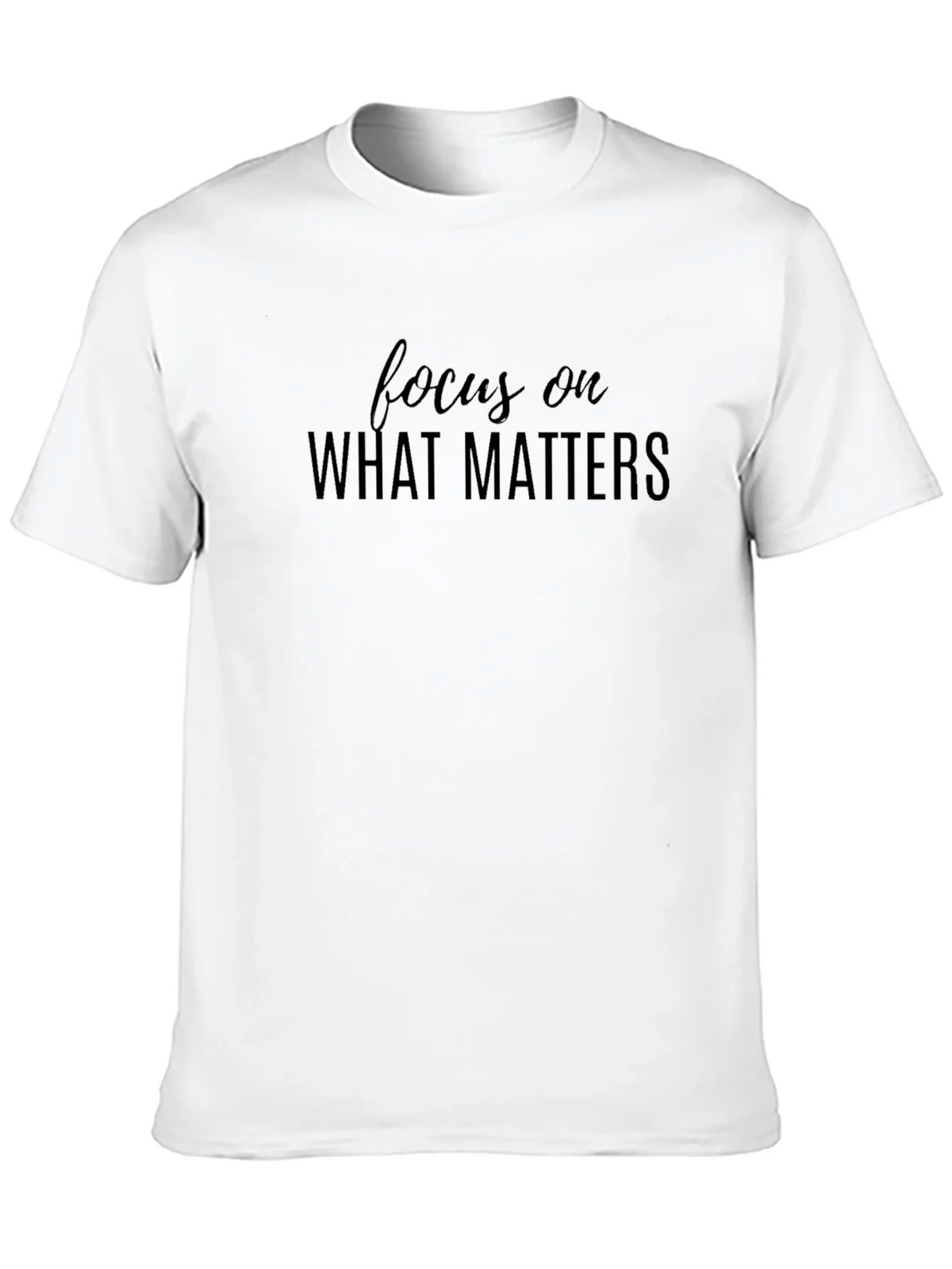 Focus on What Matters - Black T-Shirt product image 9