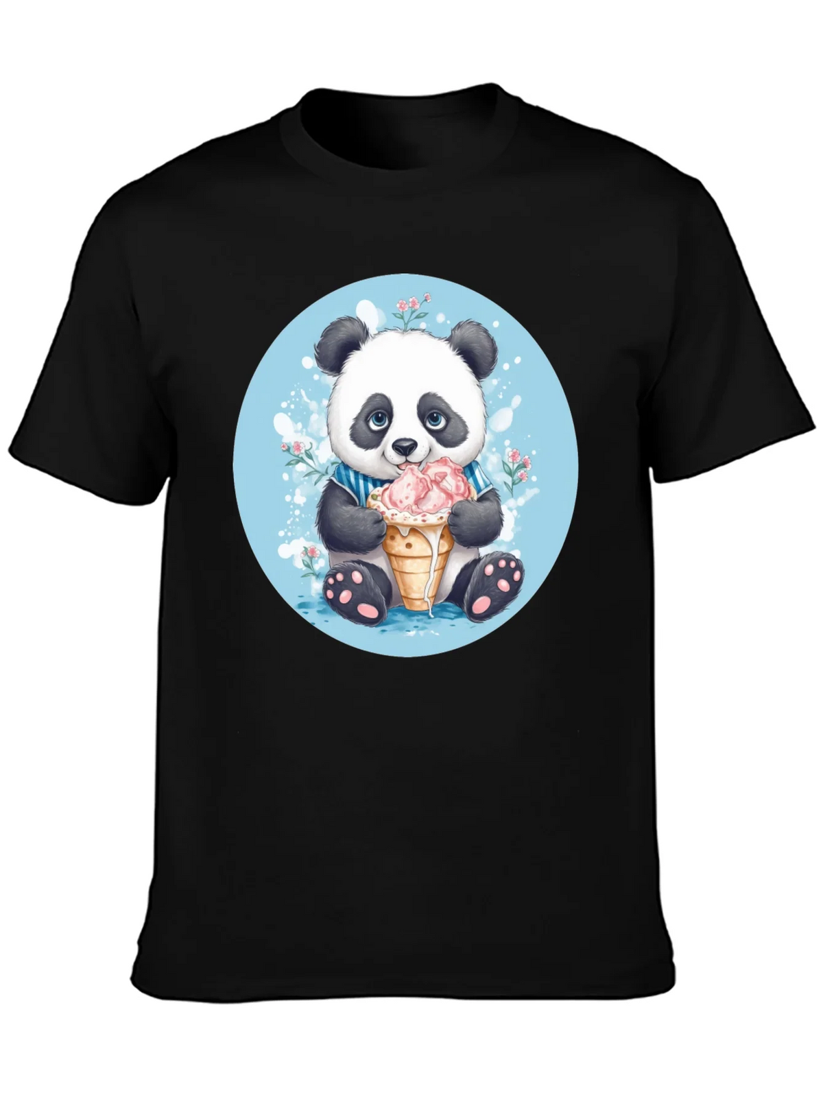 Cute Panda Ice Cream T-Shirt product image 2