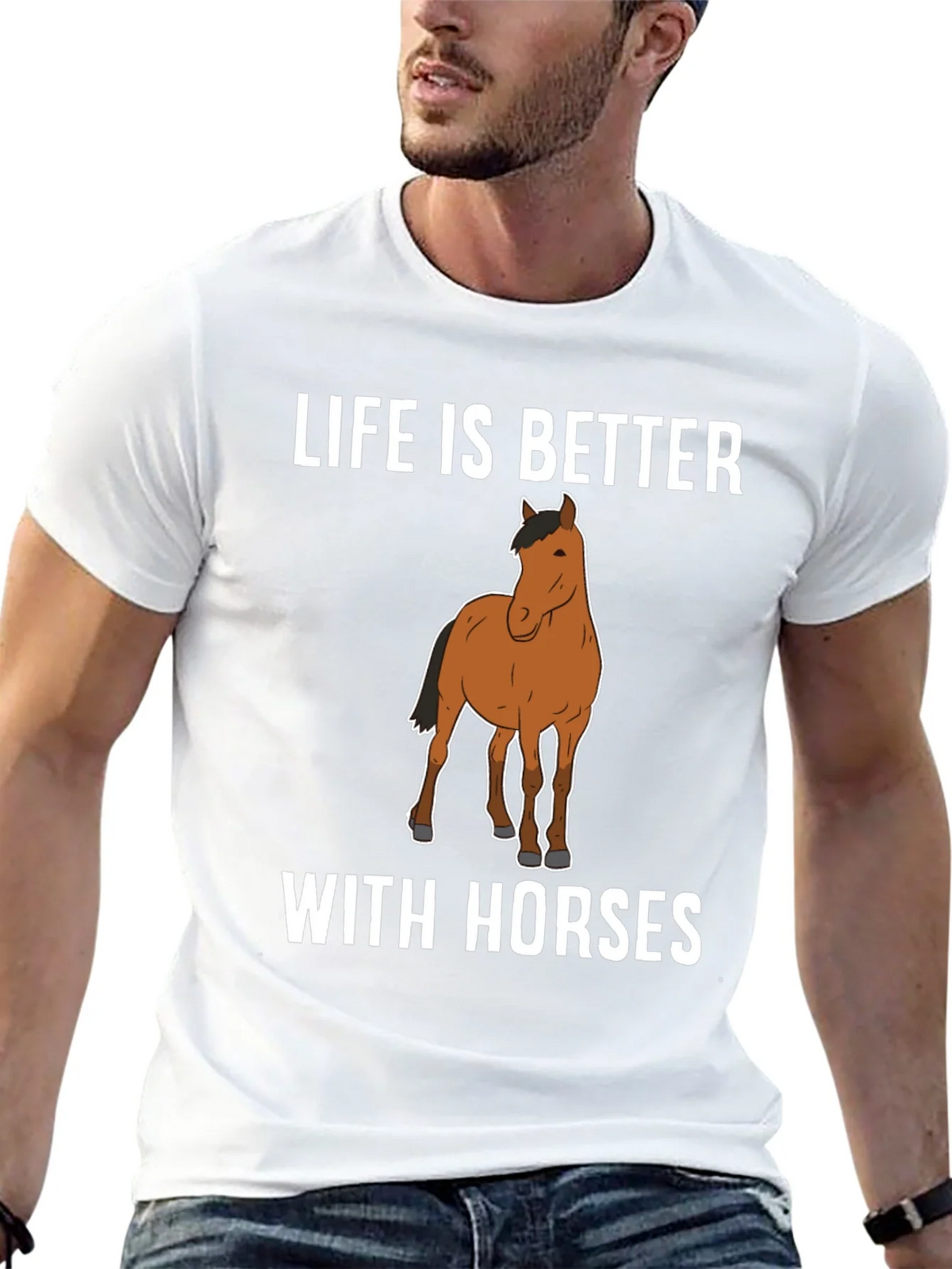Life Is Better with Horses Graphic T-Shirt product image 12
