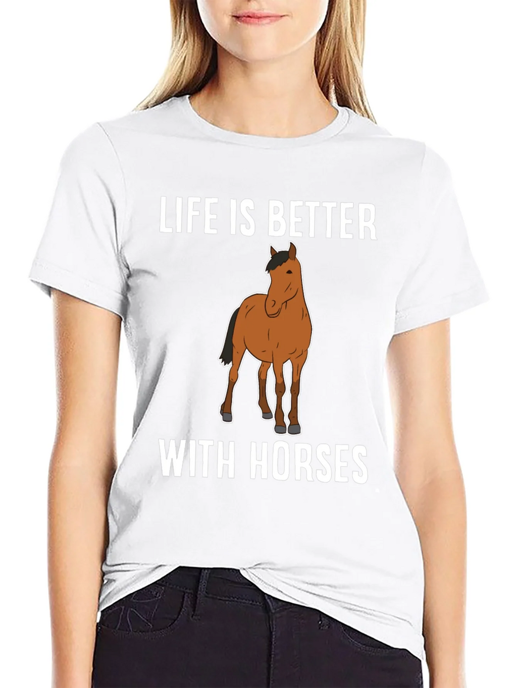 Life Is Better with Horses Graphic T-Shirt product image 8