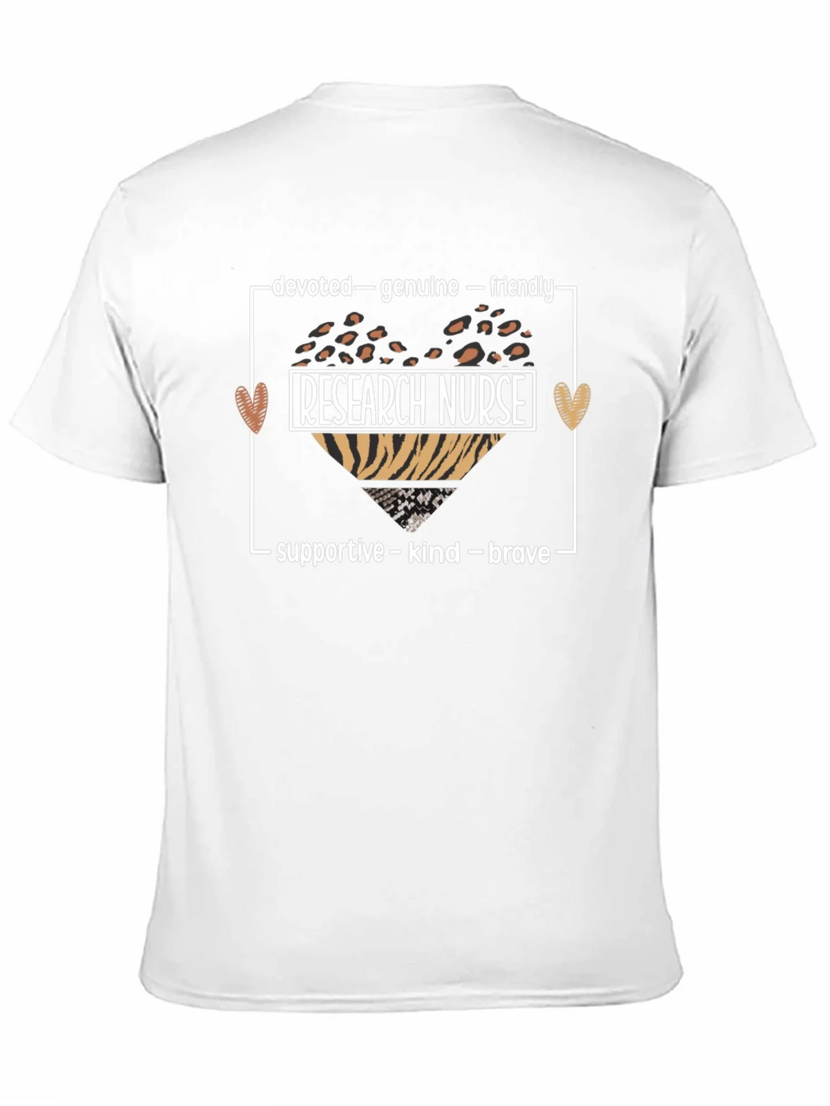 Research Nurse Leopard Heart Graphic Tee product image 10