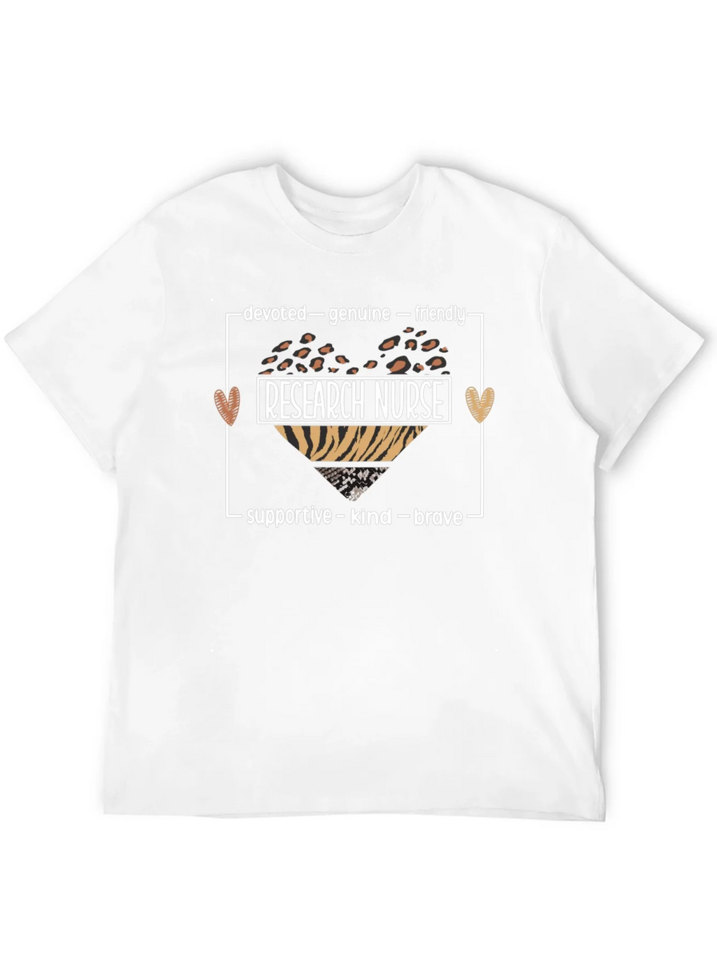 Research Nurse Leopard Heart Graphic Tee product image 11