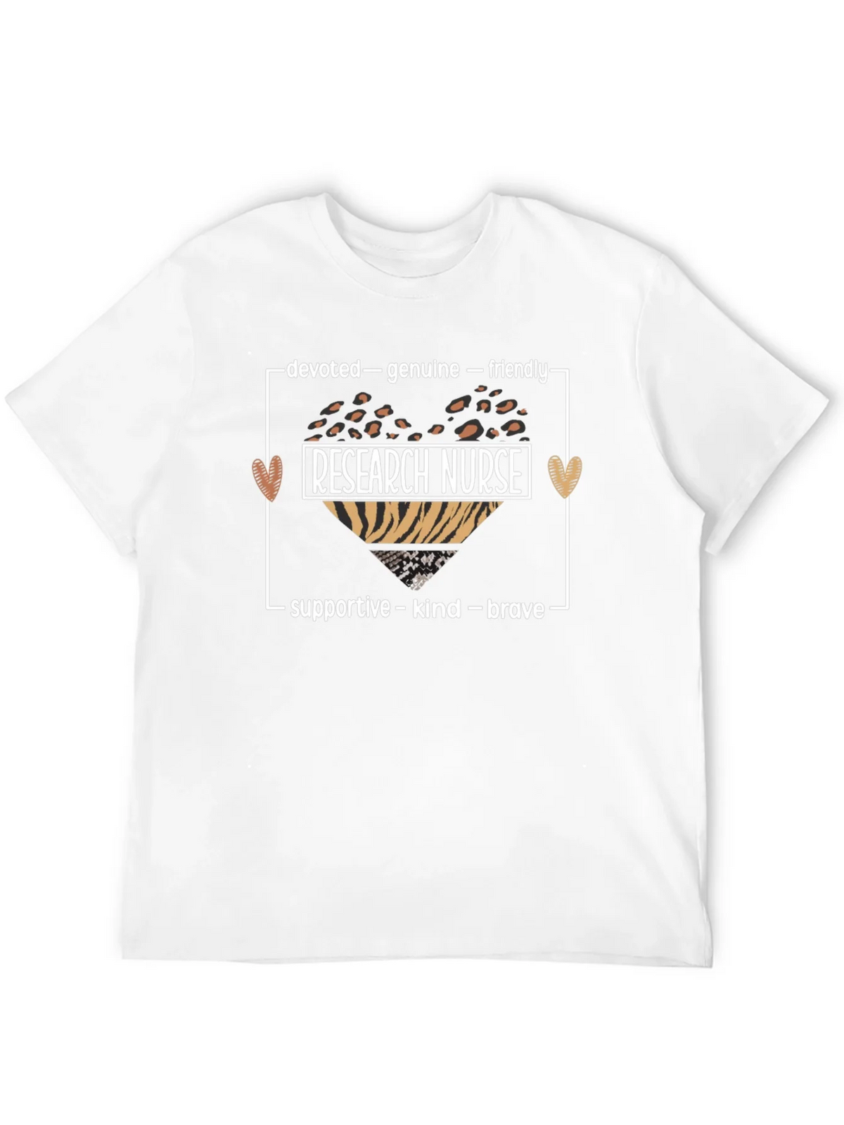Research Nurse Leopard Heart Graphic Tee product image 11